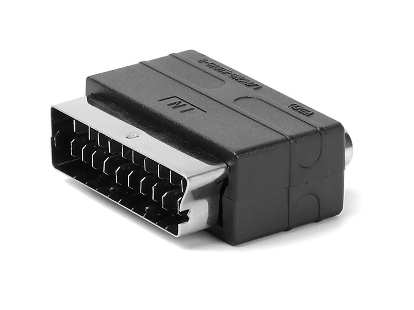 Adaptateur vidéo Péritel SCART mâle vers 3 RCA femelle Prise 21 broches