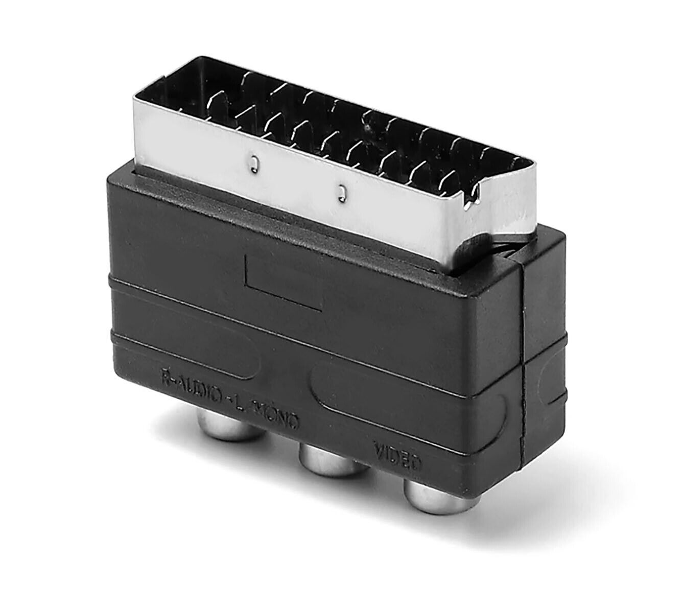 Adaptateur vidéo Péritel SCART mâle vers 3 RCA femelle Prise 21 broches