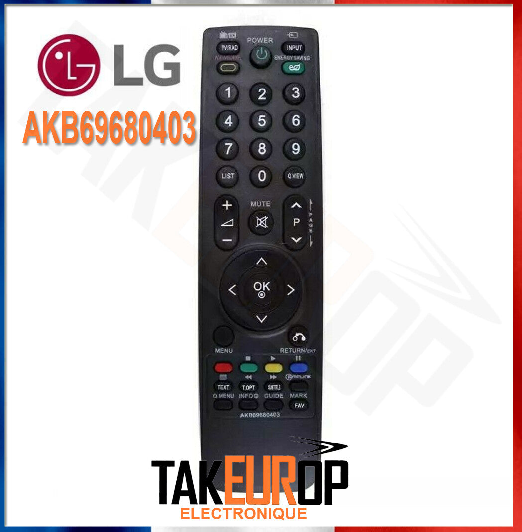 Télécommande universelle pour LG AKB69680403 Controleur Remote Pour LG LED TV