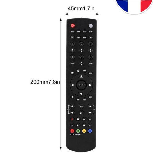 Télécommande de TV télé compatible RC1910 Sharp Toshiba JVC Neo Vestel Hitachi