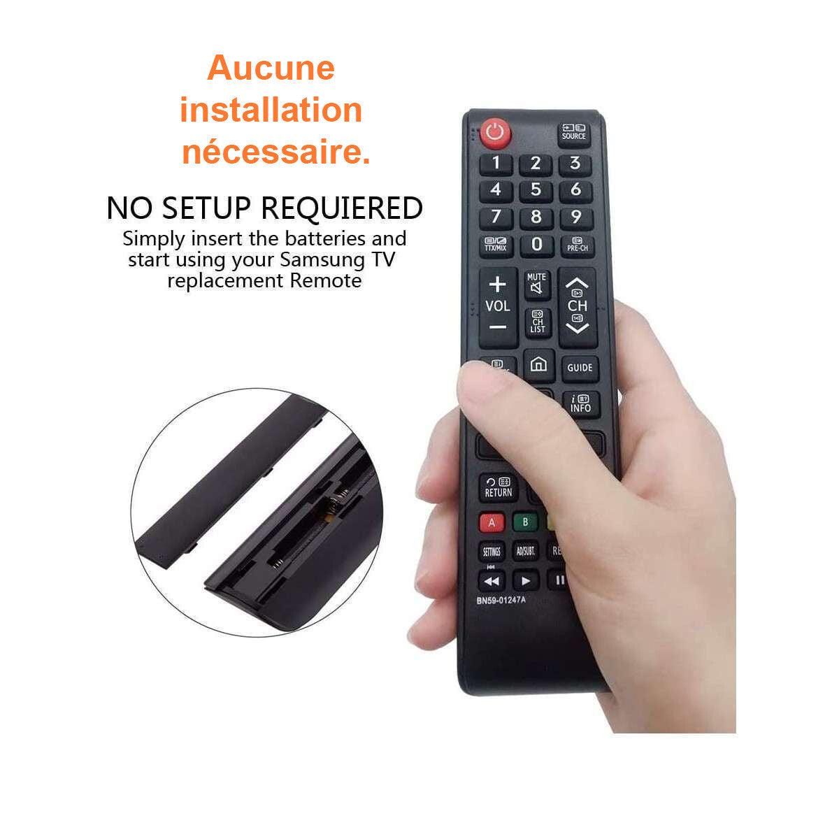 Télécommande universelle pour TV SMART Samsung LCD TV LED AA59-00786A  786a